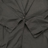 nest Robe リネンコットン 定価33000円 00125-1101 テーラードジャケット 25SS ブラック レディース ネストローブ【中古】6-0428M♪