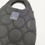 mina perhonen tambourine ウズラバッグ uzura bag 刺繍 定価13200円 トートバッグ 24AW ブラック レディース ミナペルホネン【中古】6-0421G♪