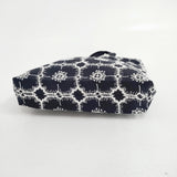 mina perhonen 未使用品 toast bag anemone トーストバッグ 刺繍 ada9298 トートバッグ 25AW ネイビー ホワイト レディース ミナペルホネン【中古】6-0421G♪