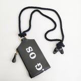ebagos スマートフォンケース・6号PVC ポーチ 携帯・スマホアクセサリー ブラック レディース エバゴス【中古】6-0421G♪