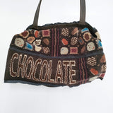 ebagos CHOCOLATE チョコレートトート シェニール織 定価64900円 トートバッグ 25AW ブラウン レディース エバゴス【中古】6-0914T♪