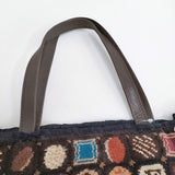 ebagos CHOCOLATE チョコレートトート シェニール織 定価64900円 トートバッグ 25AW ブラウン レディース エバゴス【中古】6-0914T♪