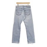 PATRINIA Hand Stitch Woven Wool & Cashmere 5.5H ウール カシミヤ リメイク加工 USA Levi's 501 デニムパンツ ライトブルー レディース パトリニア【中古】6-0525G△