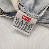 PATRINIA Hand Stitch Woven Wool & Cashmere 5.5H ウール カシミヤ リメイク加工 USA Levi's 501 デニムパンツ ライトブルー レディース パトリニア【中古】6-0525G△