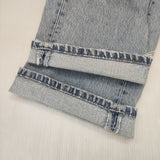 PATRINIA Hand Stitch Woven Wool & Cashmere 5.5H ウール カシミヤ リメイク加工 USA Levi's 501 デニムパンツ ライトブルー レディース パトリニア【中古】6-0525G△
