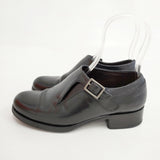 PETROSOLAUM Eddy monk コードバン 馬革 レザー 36サイズ 81146-PO03 シューズ・靴 ブラック レディース ペテロオラウム【中古】6-0417G◎