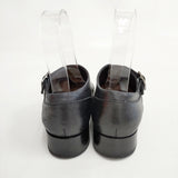 PETROSOLAUM Eddy monk コードバン 馬革 レザー 36サイズ 81146-PO03 シューズ・靴 ブラック レディース ペテロオラウム【中古】6-0417G◎