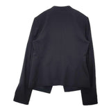 theory LANAI RELAXED サイズ4 ノーカラー テーラードジャケット ブラック レディース セオリー【中古】6-0805M∞