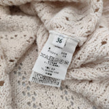 mina perhonen mosaic acs8889 サイズ36 プルオーバーニット 定価57200円 半袖 セーター 24SS ライトピンク レディース ミナペルホネン【中古】6-0612M♪