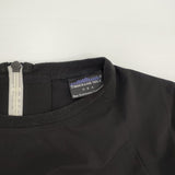 THOUSAND MILE パフスリーブワンピース 231-3112 ナイロン ストレッチ ワンピース ブラック レディース サウザンドマイル【中古】6-0522S♪