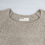 evam eva シルクウールナイロン E123K048 セーター ニット ベージュ レディース エヴァムエヴァ【中古】6-1014T∞