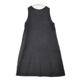 nest Robe 01133-1203 リネン ノースリーブ 日本製 後染め ワンピース ブラック レディース ネストローブ【中古】6-0511S△