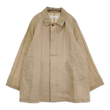 veritecoeur ユニセックス比翼コート short 定価52800円 VC-2718U リネンコットン コート 25SS ベージュ ユニセックス ヴェリテクール【中古】6-0428M♪