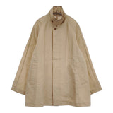 veritecoeur ユニセックス比翼コート short 定価52800円 VC-2718U リネンコットン コート 25SS ベージュ ユニセックス ヴェリテクール【中古】6-0428M♪