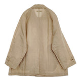 veritecoeur ユニセックス比翼コート short 定価52800円 VC-2718U リネンコットン コート 25SS ベージュ ユニセックス ヴェリテクール【中古】6-0428M♪