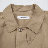 veritecoeur ユニセックス比翼コート short 定価52800円 VC-2718U リネンコットン コート 25SS ベージュ ユニセックス ヴェリテクール【中古】6-0428M♪