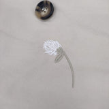 ZARA フラワー刺繍 サイズM コットンポリエステル ベルト付き トレンチコート ベージュ レディース ザラ【中古】6-0820M∞