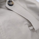 ZARA フラワー刺繍 サイズM コットンポリエステル ベルト付き トレンチコート ベージュ レディース ザラ【中古】6-0820M∞