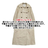 ZARA フラワー刺繍 サイズM コットンポリエステル ベルト付き トレンチコート ベージュ レディース ザラ【中古】6-0820M∞