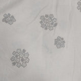blue willow 綿ツイル刺繍タックスカート コットン ロングスカート オフホワイト レディース ブルーウィロウ【中古】6-0805M∞