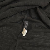 JURGEN LEHL J0102UB612 コットン シアー ボートネック 半袖Ｔシャツ カットソー ブラック レディース ヨーガンレール【中古】6-0511S△