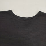 JURGEN LEHL J0102UB612 コットン シアー ボートネック 半袖Ｔシャツ カットソー ブラック レディース ヨーガンレール【中古】6-0511S△