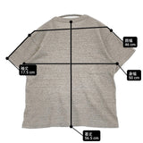 45R/45rpm 無地 クルーネック 半袖Ｔシャツ カットソー ヘザーグレー 杢 レディース フォーティーファイブアールピーエム【中古】6-0514S♪