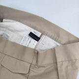 martinique A0331FP コットン センタープレススラックス パンツ ベージュ レディース マルティニーク【中古】6-0720G∞