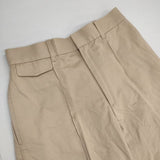 martinique A0331FP コットン センタープレススラックス パンツ ベージュ レディース マルティニーク【中古】6-0720G∞