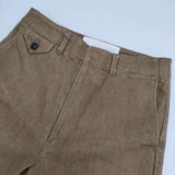 U PHORICA ユーフォリカ U25-01285-23 コットンストレッチ センタープレス デニム パンツ ブラウン系 レディース【中古】6-0808G∞