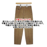 U PHORICA ユーフォリカ U25-01285-23 コットンストレッチ センタープレス デニム パンツ ブラウン系 レディース【中古】6-0808G∞