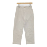 MARGARET HOWELL COTTON TWILL TROUSERS コットンツイルトラウザーズ パンツ 定価31900円 578-3143005 パンツ グレー レディース マーガレットハウエル【中古】6-0808G∞