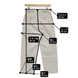 MARGARET HOWELL COTTON TWILL TROUSERS コットンツイルトラウザーズ パンツ 定価31900円 578-3143005 パンツ グレー レディース マーガレットハウエル【中古】6-0808G∞
