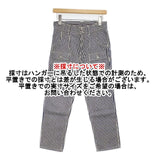 45R/45rpm 小麦デニムのブッシュパンツ ヒッコリー 定価29700円 サイズ28 パンツ ネイビー ホワイト レディース フォーティーファイブアールピーエム【中古】6-0808G∞