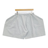 mina perhonen morning field rs4258 サイズ38 コットンリネン ショートパンツ ハーフパンツ ショーツ ライトブルー レディース ミナペルホネン【中古】6-0514S♪