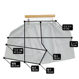 mina perhonen morning field rs4258 サイズ38 コットンリネン ショートパンツ ハーフパンツ ショーツ ライトブルー レディース ミナペルホネン【中古】6-0514S♪