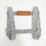 mina perhonen za7679 Blanket Holder ブランケットホルダー その他ファッション雑貨 グレー ブラウン レディース ミナペルホネン【中古】6-0910T◎
