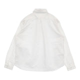 Danton オックスフォード ラウンドカラープルオーバーシャツ 38 定価15400円 DT-B0281 SOX 丸襟 長袖シャツ ホワイト レディース ダントン【中古】6-0509M♪