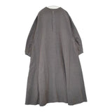 nest Robe リネンブレンド 01183-1123-1 製品染め プルオーバー ワンピース グレー レディース ネストローブ【中古】6-0808M∞