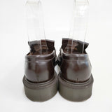 Loake タッセルローファー Brown Polished Leather 623 DKT サイズ4E ローファー ブラウン レディース ローク【中古】6-0511G◎