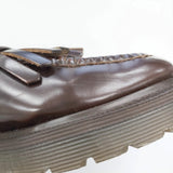 Loake タッセルローファー Brown Polished Leather 623 DKT サイズ4E ローファー ブラウン レディース ローク【中古】6-0511G◎