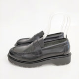 R&D.M.Co-/Loake 新品 定価63800円 Black Polished Leather 7680 サイズ4E ローファー ブラック レディース オールドマンズテーラー/ローク【中古】6-0511G◎