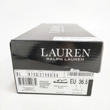 RALPH LAUREN 未使用品 エスパドリーユ サイズ36.5 パンプス ホワイト ブラック レディース ラルフローレン【中古】6-0511M◎