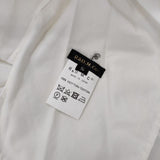 R&D.M.Co- バンドカラー 定価41800円 シャツワンピ ワンピース ホワイト レディース オールドマンズテーラー【中古】6-0613M∞