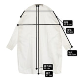 R&D.M.Co- バンドカラー 定価41800円 シャツワンピ ワンピース ホワイト レディース オールドマンズテーラー【中古】6-0613M∞