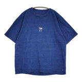 45R/45rpm カニ刺繍 海ものがたり サイズ2 半袖Ｔシャツ カットソー ブルー レディース フォーティーファイブアールピーエム【中古】6-0514S♪
