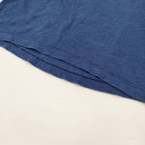 45R/45rpm カニ刺繍 海ものがたり サイズ2 半袖Ｔシャツ カットソー ブルー レディース フォーティーファイブアールピーエム【中古】6-0514S♪