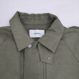 Johnbull スラブバックサテンブルゾン 定価28600円 JL241L01 ミリタリージャケット カーキ レディース ジョンブル【中古】6-0808M∞
