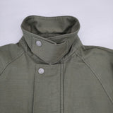Johnbull スラブバックサテンブルゾン 定価28600円 JL241L01 ミリタリージャケット カーキ レディース ジョンブル【中古】6-0808M∞