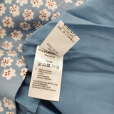 marimekko PUKETTI 定価31000円 サイズ36 ワンピース ライトブルー ホワイト レディース マリメッコ【中古】6-0514S♪